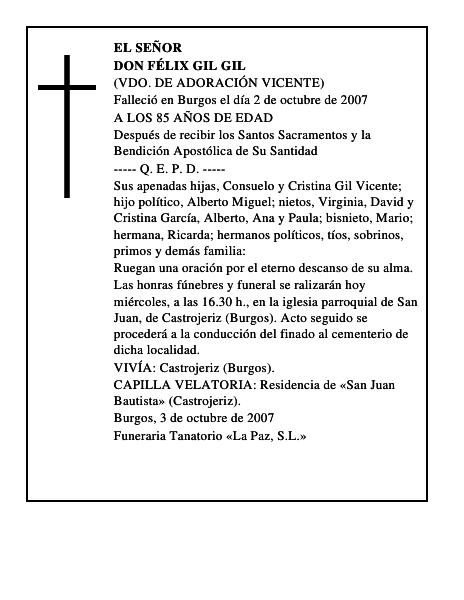 DON FÉLIX GIL GIL