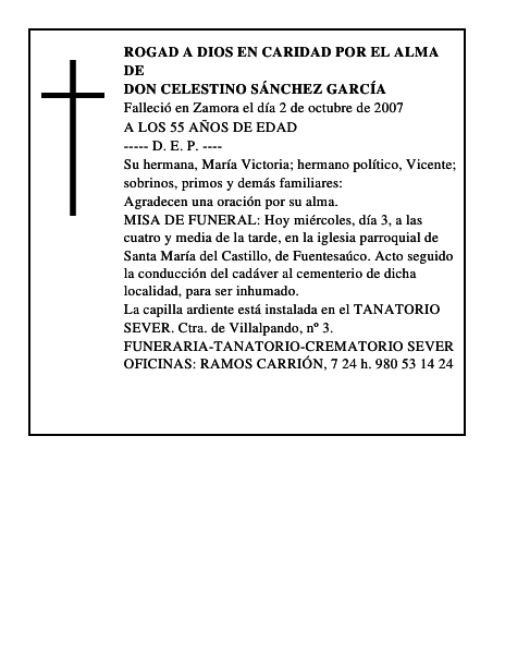DON CELESTINO SÁNCHEZ GARCÍA