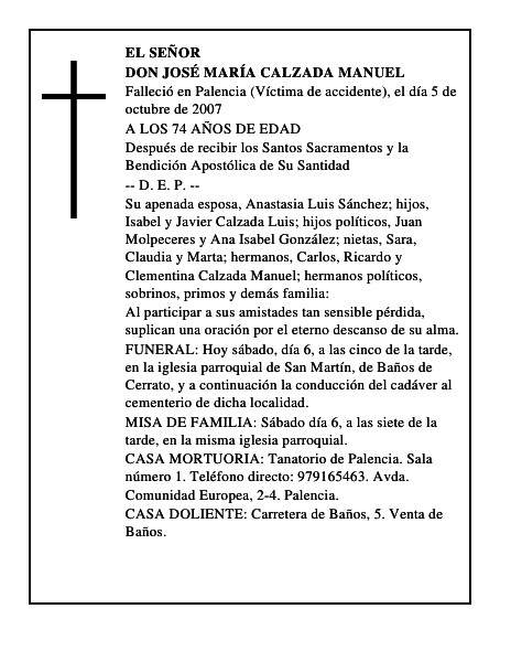DON JOSÉ MARÍA CALZADA MANUEL