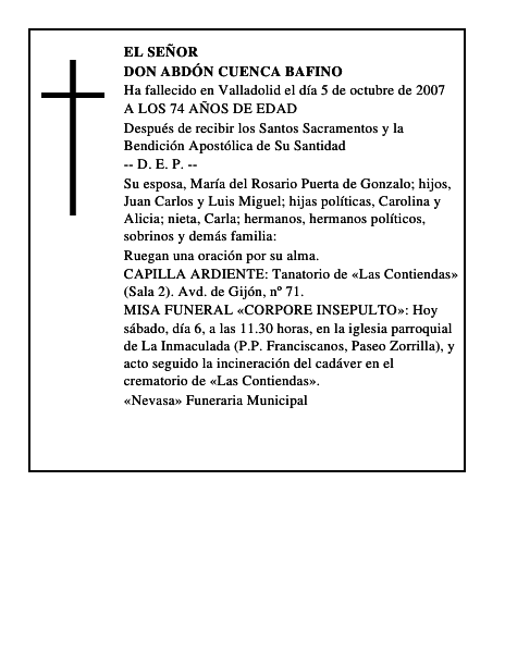 DON ABDÓN CUENCA BAFINO