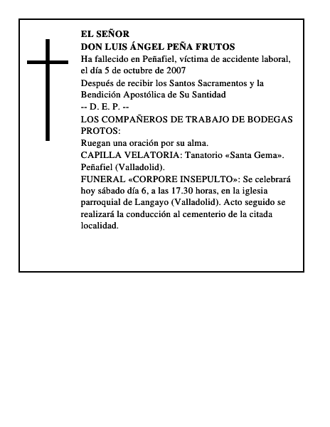 DON LUIS ÁNGEL PEÑA FRUTOS