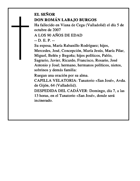 DON ROMÁN LABAJO BURGOS