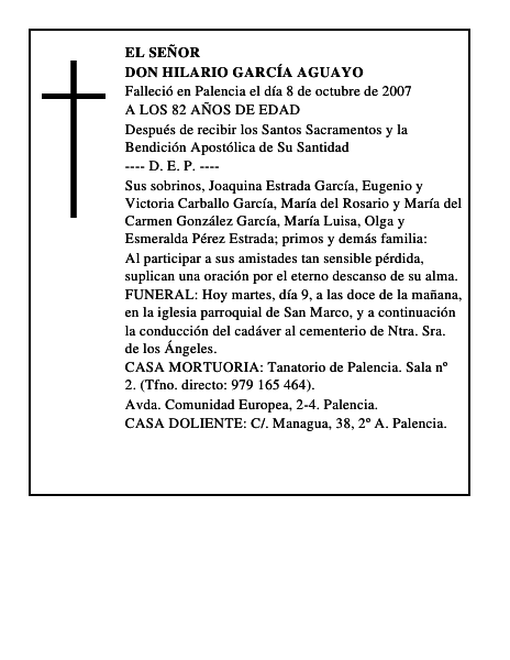 DON HILARIO GARCÍA AGUAYO