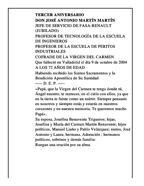 DON JOSÉ ANTONIO MARTÍN MARTÍN