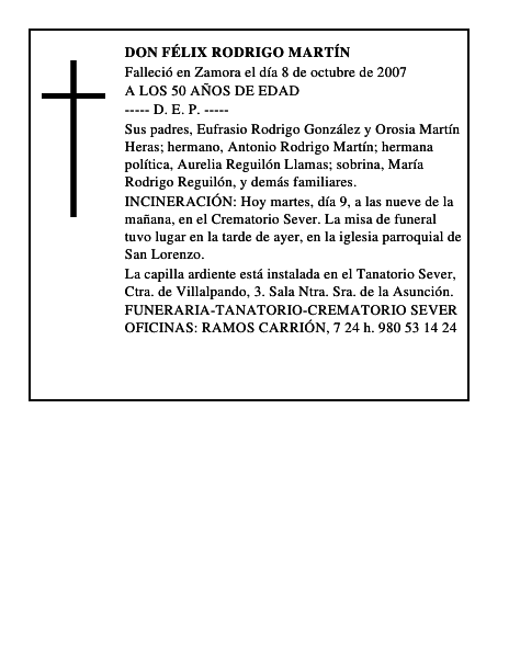DON FÉLIX RODRIGO MARTÍN