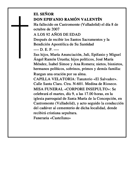 DON EPIFANIO RAMÓN VALENTÍN
