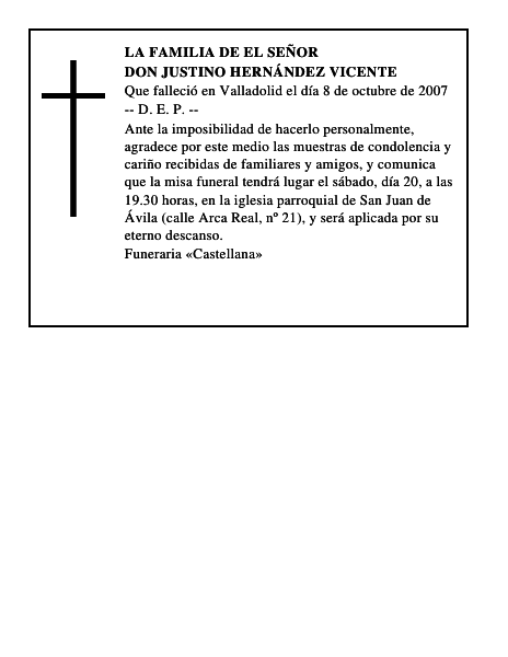 DON JUSTINO HERNÁNDEZ VICENTE
