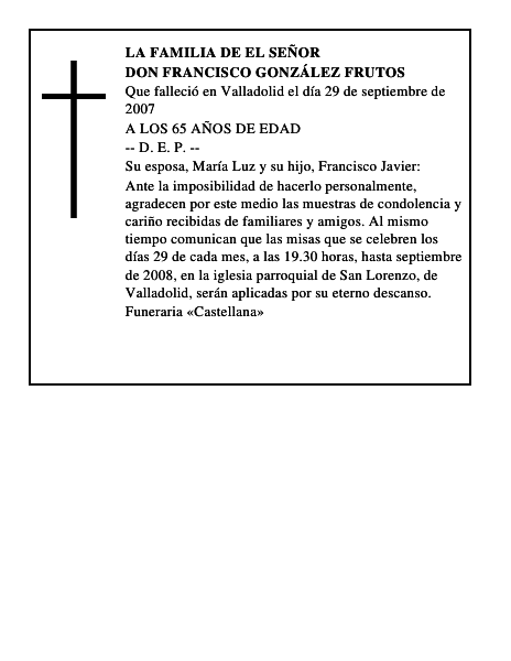 DON FRANCISCO GONZÁLEZ FRUTOS
