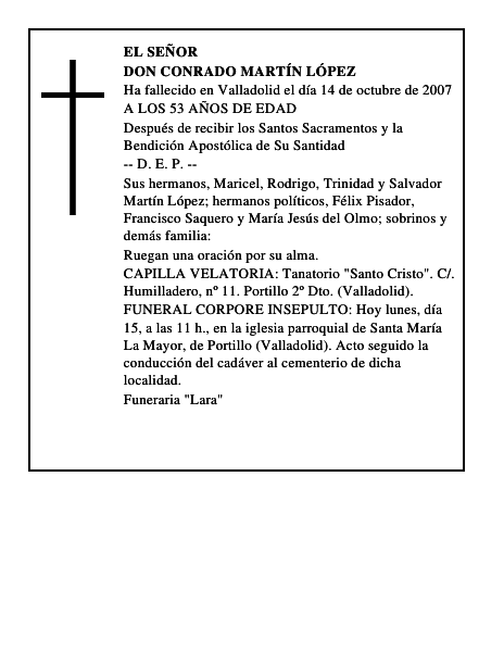 DON CONRADO MARTÍN LÓPEZ