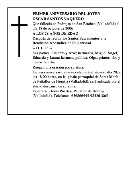 ÓSCAR SANTOS VAQUERO