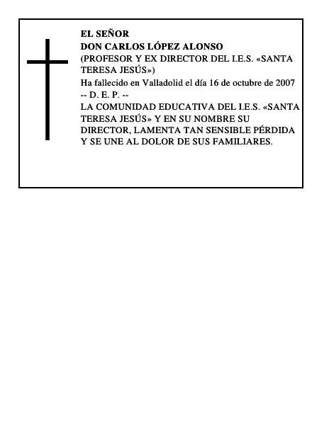 DON CARLOS LÓPEZ ALONSO