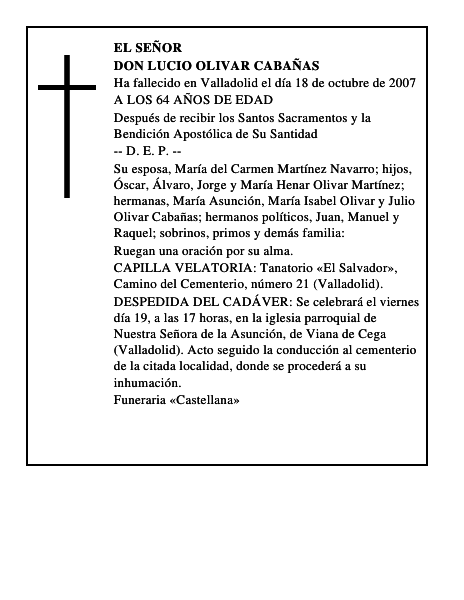 DON LUCIO OLIVAR CABAÑAS