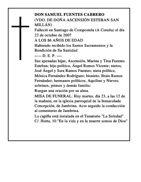 DON SAMUEL FUENTES CABRERO