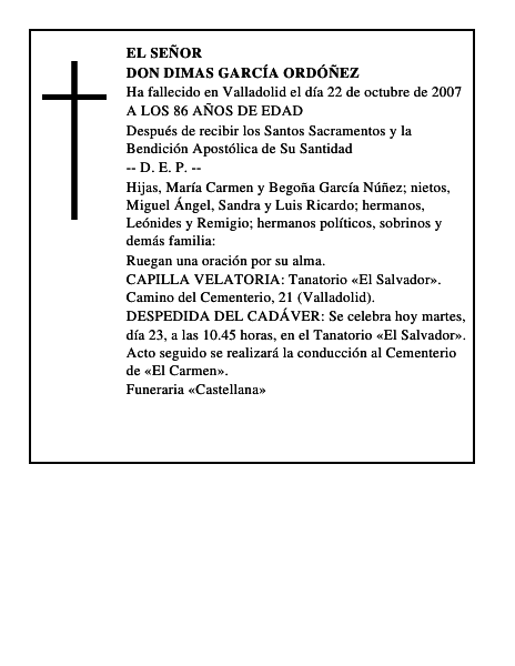 DON DIMAS GARCÍA ORDÓÑEZ