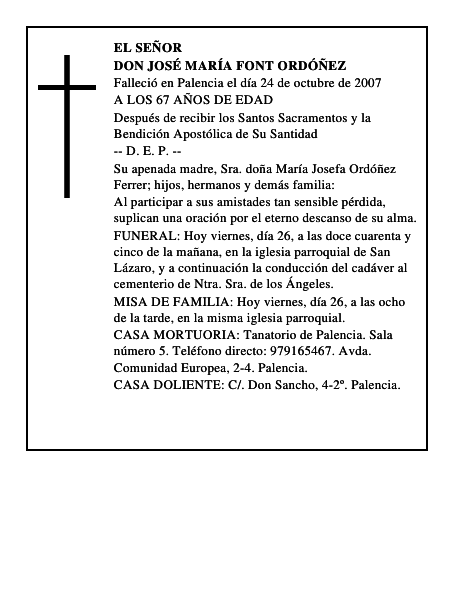 DON JOSÉ MARÍA FONT ORDÓÑEZ