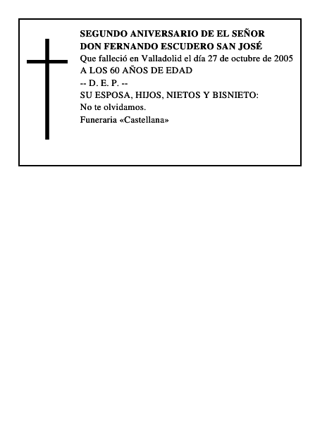 DON FERNANDO ESCUDERO SAN JOSÉ