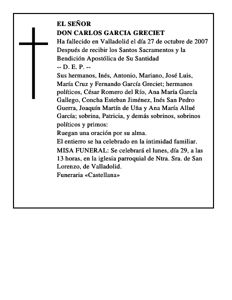 DON CARLOS GARCIA GRECIET