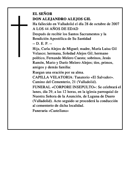 DON ALEJANDRO ALEJOS GIL