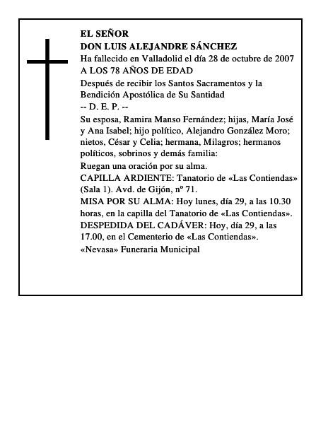 DON LUIS ALEJANDRE SÁNCHEZ