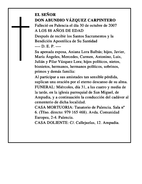 DON ABUNDIO VÁZQUEZ CARPINTERO