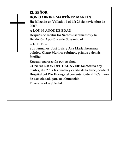 DON GABRIEL MARTÍNEZ MARTÍN