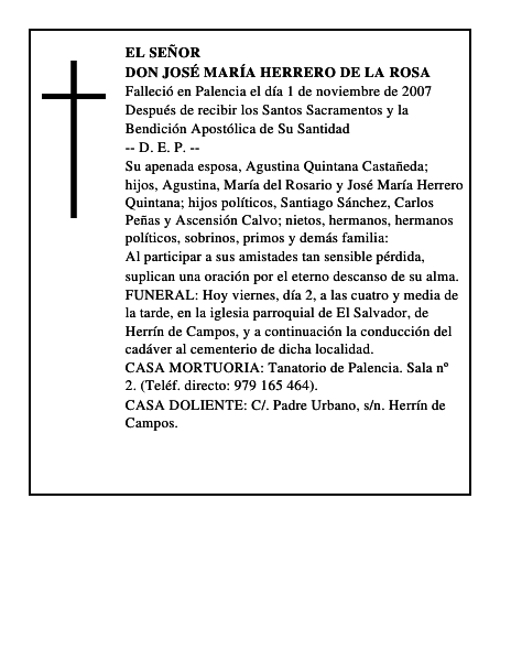 DON JOSÉ MARÍA HERRERO DE LA ROSA