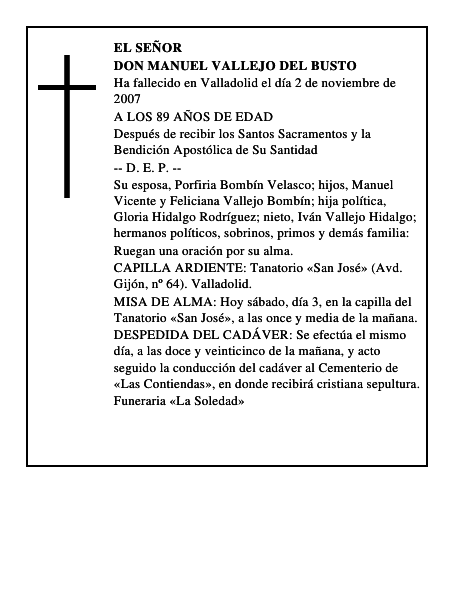 DON MANUEL VALLEJO DEL BUSTO