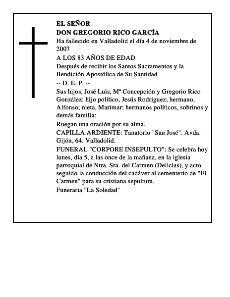 DON GREGORIO RICO GARCÍA