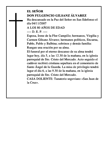 DON FULGENCIO GILSANZ ÁLVAREZ