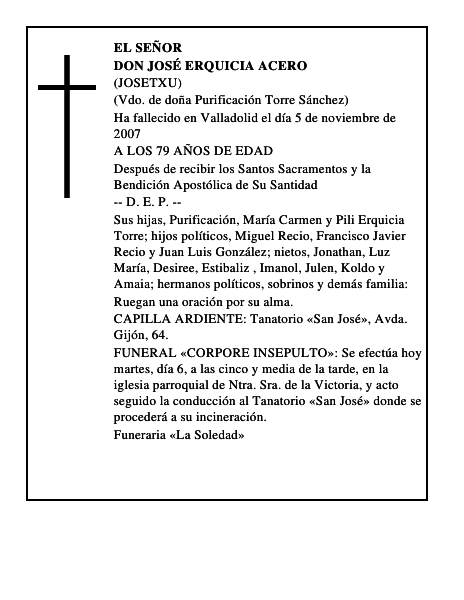 DON JOSÉ ERQUICIA ACERO