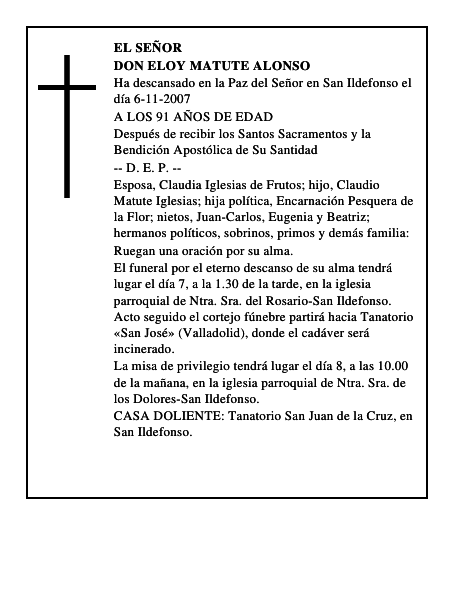 DON ELOY MATUTE ALONSO