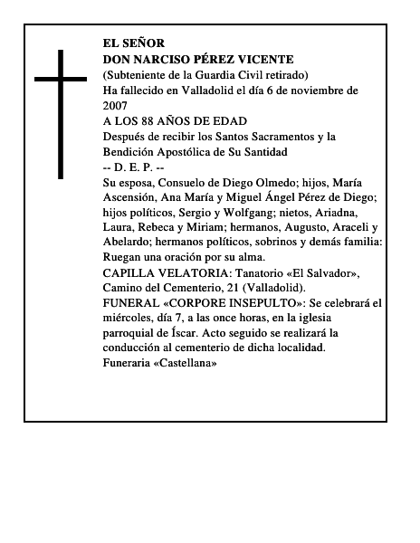 DON NARCISO PÉREZ VICENTE