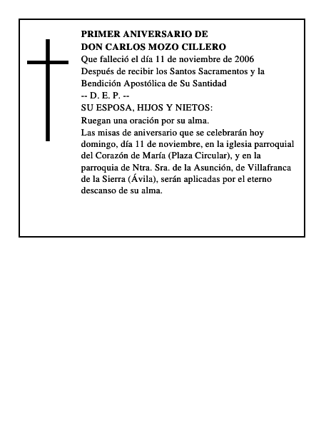 DON CARLOS MOZO CILLERO