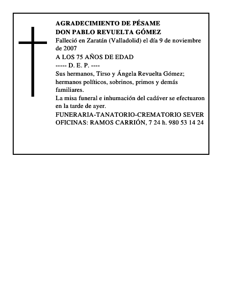 DON PABLO REVUELTA GÓMEZ