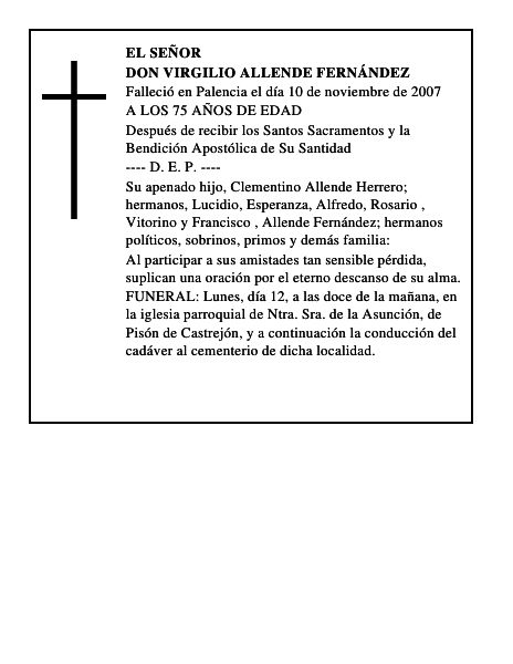 DON VIRGILIO ALLENDE FERNÁNDEZ