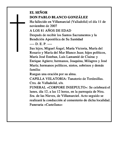 DON PABLO BLANCO GONZÁLEZ