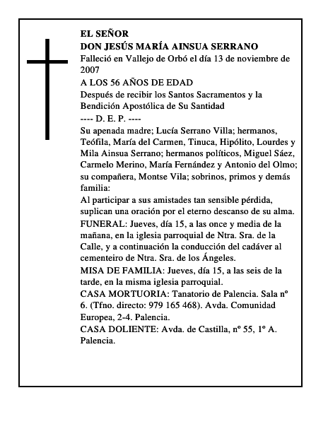 DON JESÚS MARÍA AINSUA SERRANO