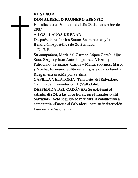 DON ALBERTO PAUNERO ASENSIO