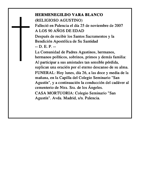 HERMENEGILDO VARA BLANCO
