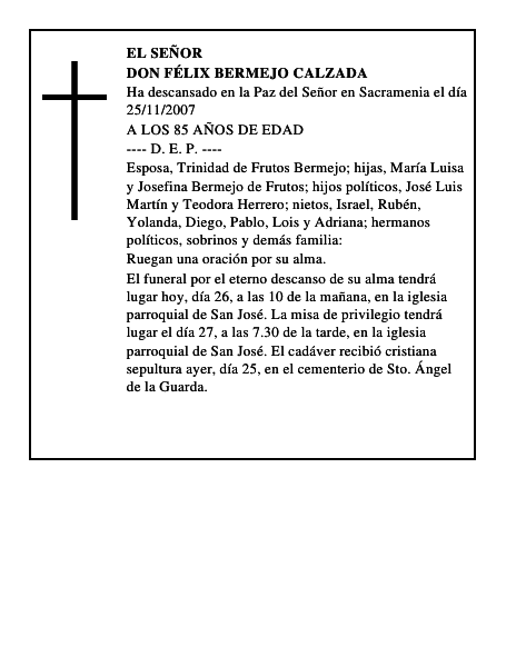 DON FÉLIX BERMEJO CALZADA