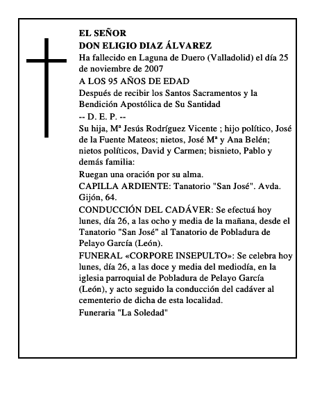 DON ELIGIO DIAZ ÁLVAREZ