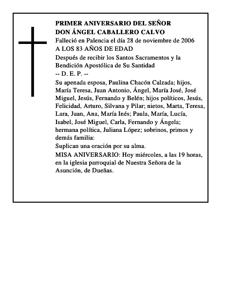 DON ÁNGEL CABALLERO CALVO