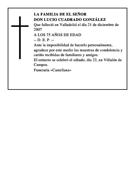 DON LUCIO CUADRADO GONZÁLEZ