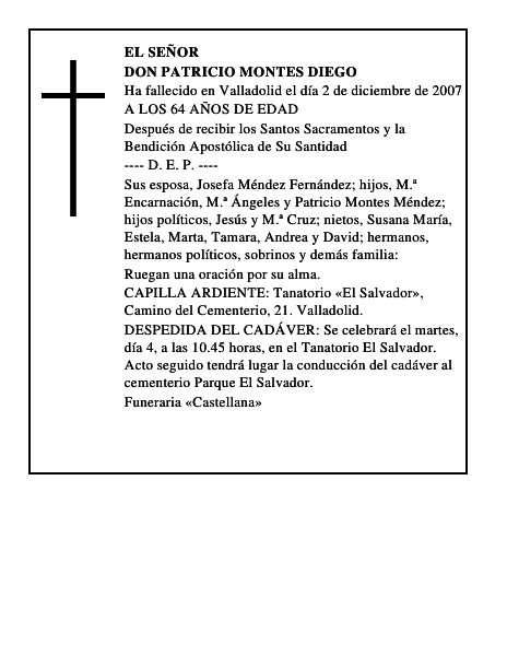 DON PATRICIO MONTES DIEGO