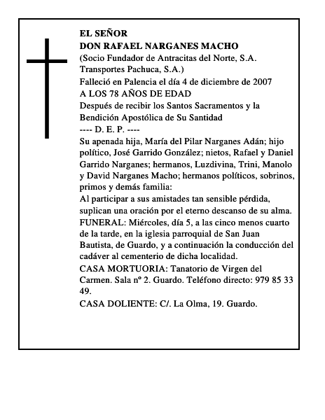 DON RAFAEL NARGANES MACHO