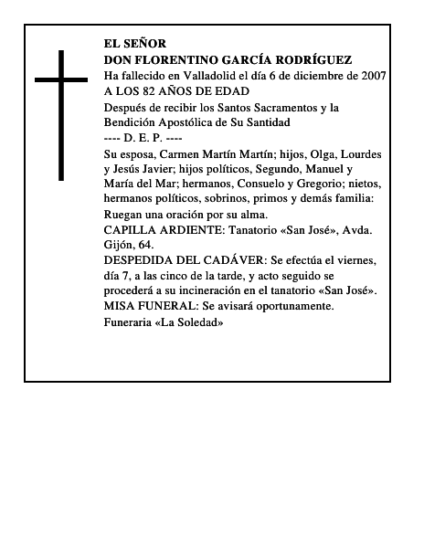 DON FLORENTINO GARCÍA RODRÍGUEZ
