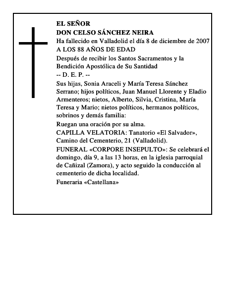 DON CELSO SÁNCHEZ NEIRA