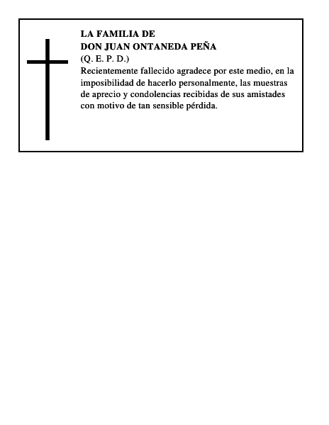 DON JUAN ONTANEDA PEÑA