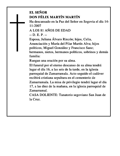 DON FÉLIX MARTÍN MARTÍN