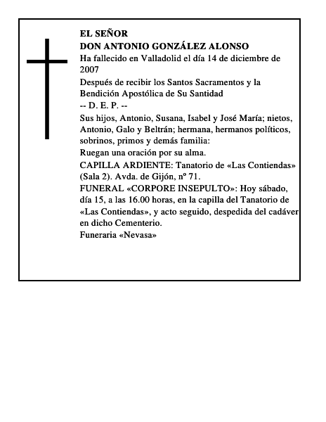 DON ANTONIO GONZÁLEZ ALONSO